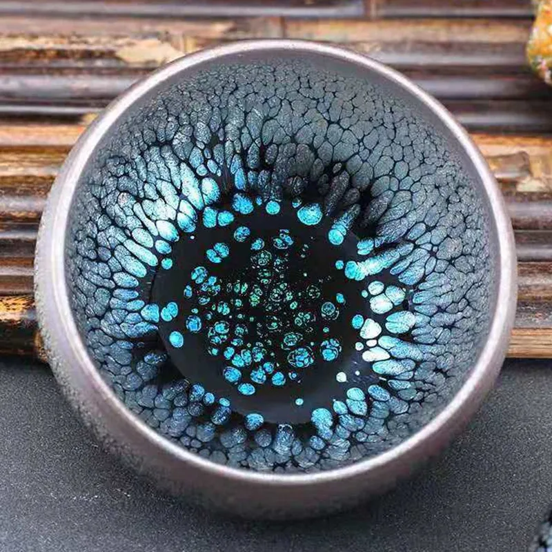 kf-H1543f779be56442baed9115e83070884I Antique Tea Cup Jianzhan-Ceramic Tea Cup, Single Tea Bowl, Restaurant, Office Water Cup - Image 1