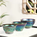 PINNY Kiln Change Colorful Teacups Pigmented Jianzhan Kung Fu Tea Cups Environmentally Friendly Tea Bowl Drinkware - Image 4