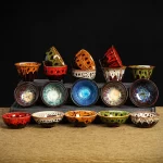 1pc Kiln Change China Ceramic Tea Cup Temmoku Glaze Porcelain Kung Fu Cups Set Pottery Jianzhan Drinkware Tableware Wholesale - Image 2