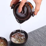 Portable ceramic teapot gaiwan with 2 cups a tea sets,Chinese portable travel tea set drinkware,Beautiful and easy teapot kettle - Image 3
