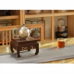Silver pot 999 sterling silver handmade tea set Japanese retro teapot kettle home tea ceremony Kungfu tea set 200ml