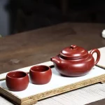 「长陶壶 · Changtao」 — 290ml Handmade Yixing Purple Clay Teapot (Original Ore Da Hong Pao Clay · Antique-Style Form · Classical Household Gongfu Pot) - Image 4