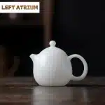 High-end Ice Jade Porcelain Teapot Luxury Tea Infuser Pot Household Tea Brewing Kettle with Ball Hole Tableware Supplies Craft