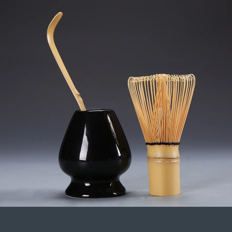 kf-S052a667db1714c4e9b17e7e21c84c7ebl 3pcs/set Matcha Whisk Stirring Tea Brush Japanese Ordering Tools Handmade Tea Making Tools - Image 1