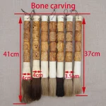 Decoration Brush, Carved Bone Product, Table Accessory - Image 2