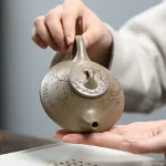 「枝影如诗 · Branchlight Form」 — 160ml Handcrafted Yixing Purple Clay Teapot with Floral Motif | Gongfu Brewing for Fragrant Black & Oolong Teas · RI ONIY Famous Artist Edition - Image 5