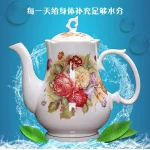 「福瓷禄壶 · Fortuna Bloom」 — 1.5L British Bone China Teapot (European Gourd Form · Colorful Pattern · Afternoon Tea & Coffee Service) - Image 5