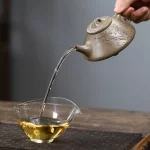 「枝影如诗 · Branchlight Form」 — 160ml Handcrafted Yixing Purple Clay Teapot with Floral Motif | Gongfu Brewing for Fragrant Black & Oolong Teas · RI ONIY Famous Artist Edition - Image 4