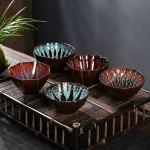 Large Kiln-changed Placer Gold Master Cup Personal Special Teacup Jianzhan Tea Tasting Kung Fu Tea Set Tea Cup Tianmu Cup - Image 2