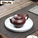 「朱影壶 · Ombre Ancienne」 — 190ml Handmade Yixing Purple Clay Teapot | Raw Ore Zhu Mud · Classic Gongfu Kettle with Strainer · Zisha Tea Set Ornament - Image 4