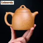「段泥正韵 · Section Harmony」 — 280ml Authentic Handmade Yixing Purple Clay Teapot | Raw Ore Section Mud · Gongfu Brewing Kettle · Zisha Teaware Ornament - Image 6