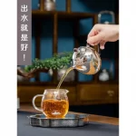 「山影壶 · Mountain Echo」 — 200ml Handmade 999 Sterling Silver Teapot (Hammered Finish · Japanese-Inspired Form · Yunnan Craftsmanship) - Image 4