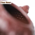 「藏龙供春壶 · Hidden Dragon Gong Chun」 — 340ml Handmade Yixing Teapot (Creative Gong Chun Form · Raw Ore Purple Clay · Sculptural Zisha Teaware) - Image 4