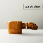 New Natural Bamboo Tea Strainer Mesh Chinese Style Infuser Filter Infusor Tea Tools Sieve Drinkware Accessories - Image 4