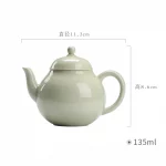 「静影壶 · Still Current」 — 200ml Handmade 999 Sterling Silver Teapot (Japanese Retro Style · Minimalist Gongfu Kettle · Home Tea Ceremony) - Image 5