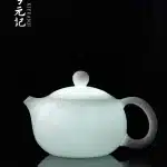 Plain-fired ceramic teapot, teapot for home use 2025 new ice-type jade porcelain Xishi pot, Fengming pot, Teachers' Day gift