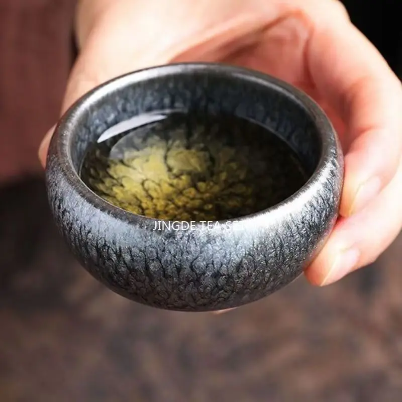kf-S5cd20e16c384486bbc67555a92dfc51c9 4pcs/lot Japanese Kiln Change Ceramics Tea Cup Single Cup Tea Bowl Master Cup Chinese Make Tea Teaware Tea Accessories 70ml - Image 1