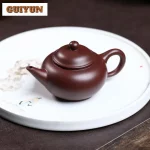 「紫泥映真 · Retro Xi Shi」 — 140ml Handmade Yixing Purple Clay Teapot | Classic Xi Shi Form with Raw Ore Purple Mud · Gongfu Tea Set Decoration - Image 5