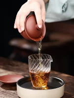 Zisha Sancai Lidded Bowl, Single Tea Bowl With Lid. Cup Not Too Hot To Touch. Respectful And Set. Three Bubble - Image 4