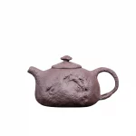 「隐泉壶 · Hidden Spring」 — 1000ml Semi-Handmade Yixing Purple Clay Teapot (Huanglongshan Original Mine · Gzhi Style · Textured Gongfu Pot) - Image 5