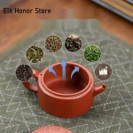 「德钟壶 · Emberline Mini」 — 125ml / 180ml Handmade Yixing Purple Clay Teapot (Raw Ore Downslope Mud · Compact De Zhong Form) - Image 4