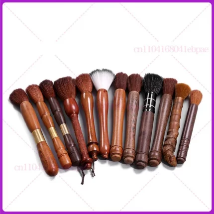 Tea brush, teapot pen, ebony wood, rosewood, tea tray, tea ceremony accessories