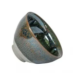 Luxury Large Jian Zhan Tea Cup Set - Elegant Ceramic Tea Utensils with Ink Feather Floral Design - Perfect Single Master Cup - Image 3