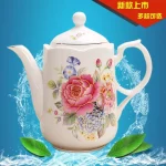 「福瓷禄壶 · Fortuna Bloom」 — 1.5L British Bone China Teapot (European Gourd Form · Colorful Pattern · Afternoon Tea & Coffee Service) - Image 2