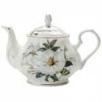 「玫瓷英壶 · Rosecourt」 — 400ml Bone China Teapot (45% Bone Ash · English Afternoon Tea Style · High-Grade Porcelain · Wedding & Gift-Ready) - Image 4