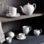 Teapot set Coffee cup saucer Milk pot European English afternoon tea cup Milk tea ceramic
