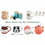 「青影钮纹壶 · Indigo Crest」 — 350ml Blue-and-White Porcelain Teapot (Antique-Inspired Form · Button Motif · Customizable Ceramic Coffee & Tea Vessel) - Image 3