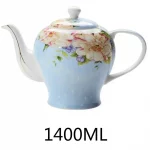 「玫瓷英壶 · Rosecourt」 — 400ml Bone China Teapot (45% Bone Ash · English Afternoon Tea Style · High-Grade Porcelain · Wedding & Gift-Ready) - Image 5