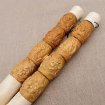 Decoration Brush, Carved Bone Product, Table Accessory - Image 6