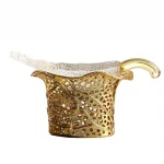 1Set Creative Metal Tea Strainer Heat-Resistant Leaf Shaped Filter Adornment Home Accessory Metal Tea Strainer - Image 5