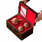 Purple sand tea set, Xishi pot, one pot and two cups of kung fu tea set, gilt high-end teapot, teacup set