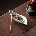 Ceramic Tea Separator Cup Elegant Tea Dispenser Practical Multi-Function Brewing Cup for Home Office Gathering