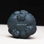 Chinese Yixing Purple Clay Tea Pet Lucky Golden Toad Tea Figurine Ornaments Tea Ceremony Decoration Handmade Sculpture Crafts - Image 6