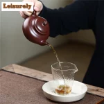 「紫辰壶 · Terre Majestueuse」 — 320ml Handmade Yixing Purple Clay Teapot | Raw Ore Zhu Mud · Classic Gongfu Kettle with Infuser · Zisha Tea Set Craft Edition - Image 5
