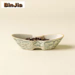 Caramel Underglaze Hand-painted Cloud Tea Scoop Luxury Shovel Chahe Household Awakening Tea Ladle Drinkware Ornaments Supplies