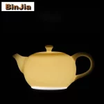 Dehua Sheep Fat Jade White Porcelain Teapot Boutique Biscuit Unglazed Ware Pot Tea Soaking Ball Kettle Ceremony Collection Gift - Image 3