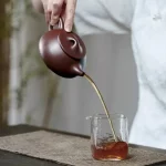 「石瓢古韵 · Changtao Edition」 — 270ml Handmade Yixing Purple Clay Teapot | Jingzhou Stone Gourd Form by Li Xiaolu · Old Purple Clay · Gongfu Brewing Pot - Image 5