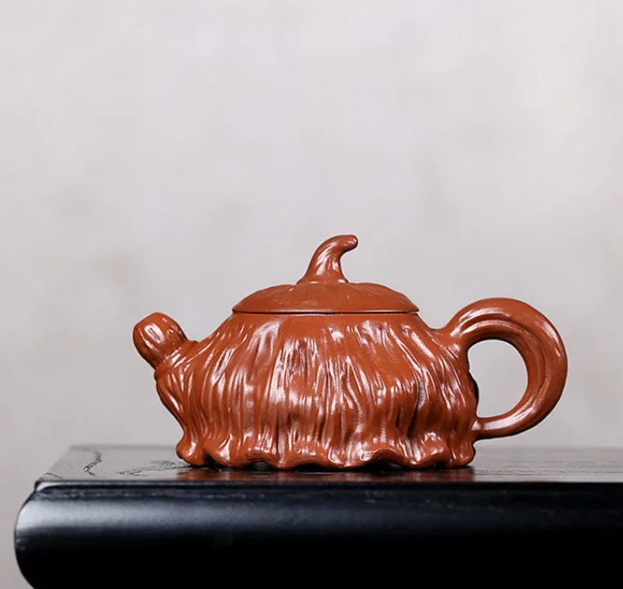kf-Sd709ebe2fa2a4e46a48744ce260cf9f74 「莲蓬壶 · Lotus Seed Whisper」 — 220ml Handmade Yixing Teapot (Bionic Lotus Seed Form · Raw Ore Zhu Ni Clay · Built-in Strainer) - Image 1