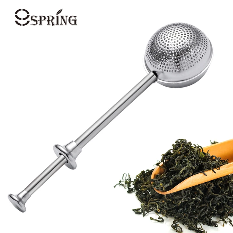 kf-Se03f2a9d229142a2a25c03ae01f50511i Tea Strainer Stainless Steel Tea Infuser Mesh Tea Ball Infuser Filter Reusable Loose Leaf Strainer Bag Brew Herb Tea Accessories - Image 1