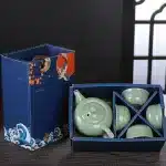 Chinese Style Ceramic Tea Set Household Travel One Pot Four Cups Kung Fu Tea of Best Tea Enthusiasts Holiday Gifts 2025 New