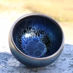 Jianzhan Tea Cup Pure Manual Iron Tire Kiln Glaze Master Cup Household Ceramic Kung Fu Tea Set Tea Cup