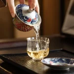 130ml Chinese Blue and White Ceramic Tea Tureen Handmade Fish Gaiwan Beauty Tea Infuser Teacup Household Tea Bowl Teaware - Image 3