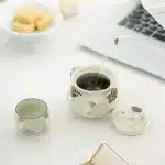 「汝影快泡壶 · Mistgrip」 — 150ml Ru Kiln Ceramic Hand-Grab Teapot (Fast-Brewing Gongfu Pot · Paired with Hydrangea Cup · Home & Party Use) - Image 3