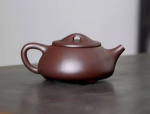 「石瓢古韵 · Changtao Edition」 — 270ml Handmade Yixing Purple Clay Teapot | Jingzhou Stone Gourd Form by Li Xiaolu · Old Purple Clay · Gongfu Brewing Pot